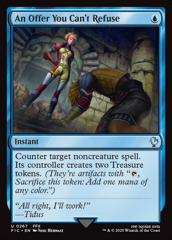 An Offer You Can't Refuse, Final fantasy commander Card Art