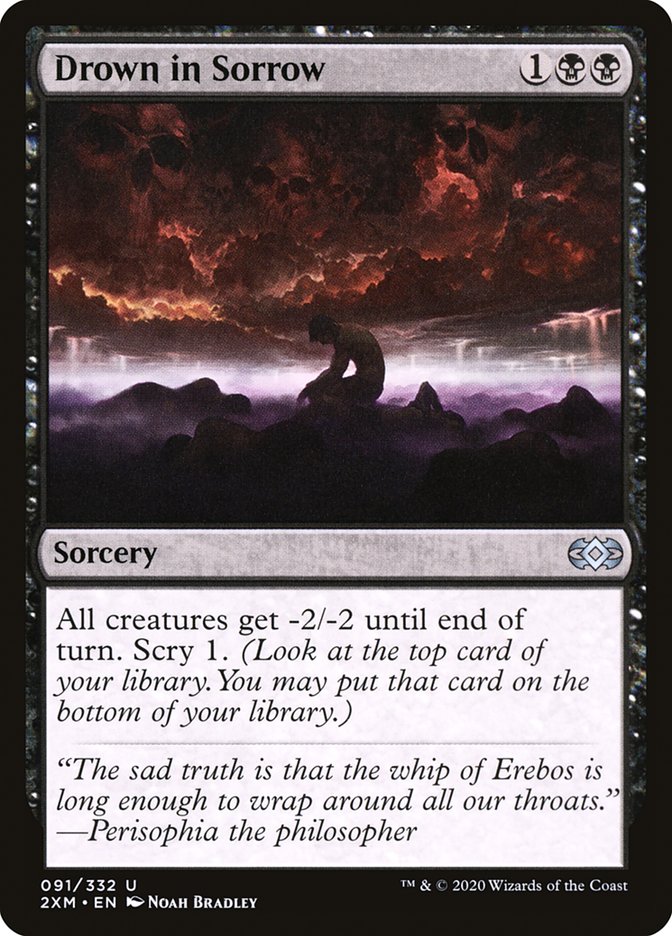 Drown in Sorrow, Double masters Card Art