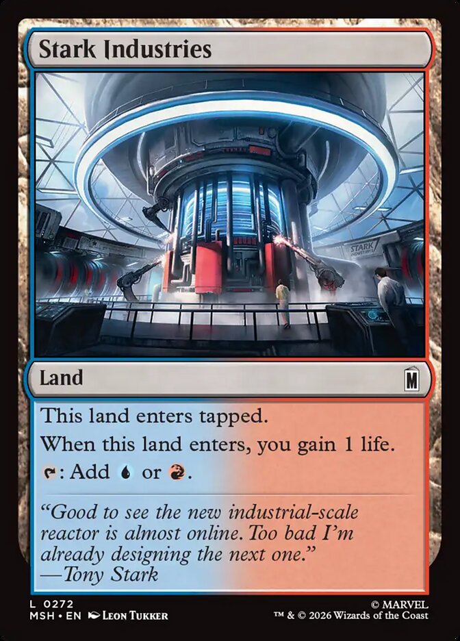 Stark Industries, Marvel Super Heroes Card Art