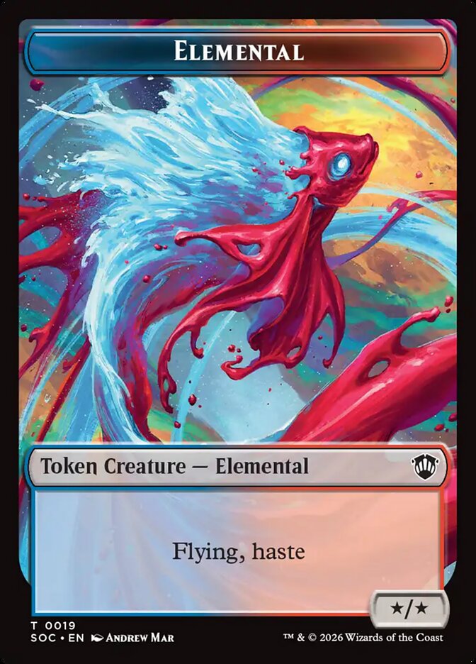 Elemental, Secrets Of Strixhaven Commander Tokens Card Art