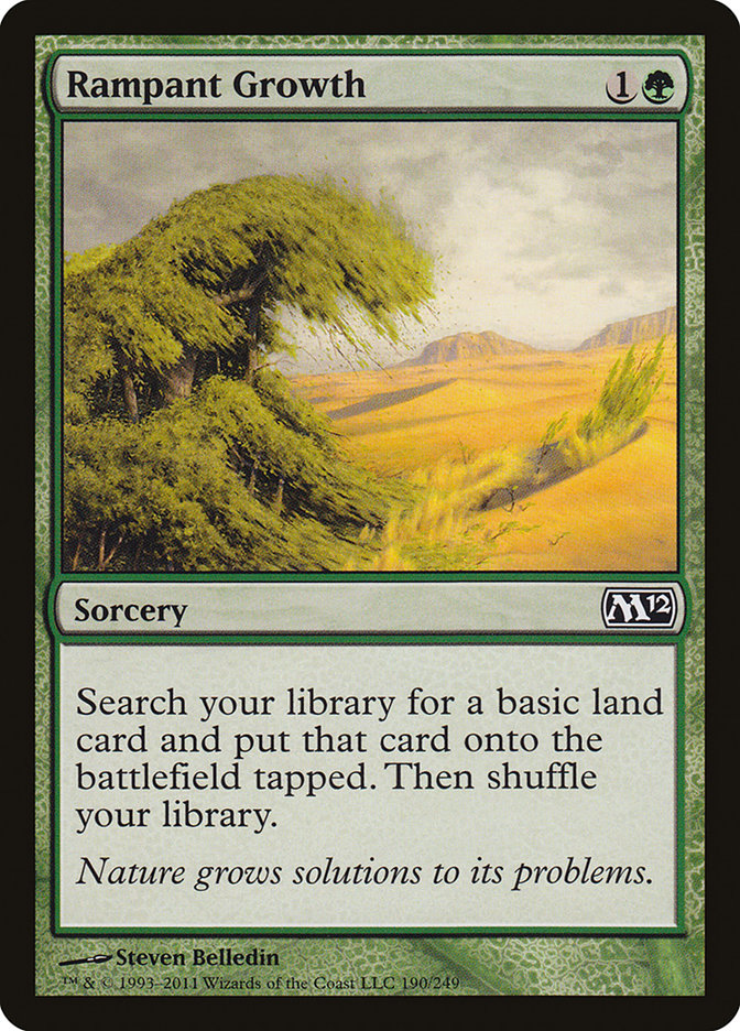 Rampant Growth, Magic 2012 Card Art