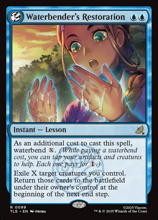 Waterbender's Restoration, Avatar: The Last Airbender Eternal Card Art