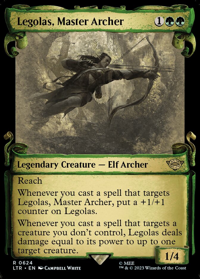 Legolas, Master Archer, The Lord Of The Rings: Tales Of Middle-Earth Card Art