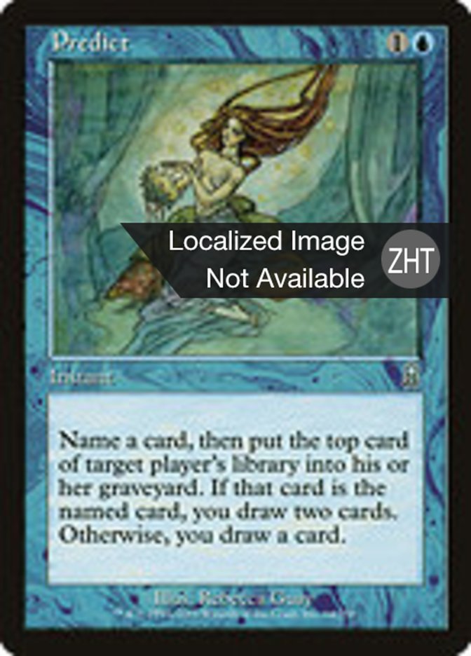Predict, Odyssey Card Art
