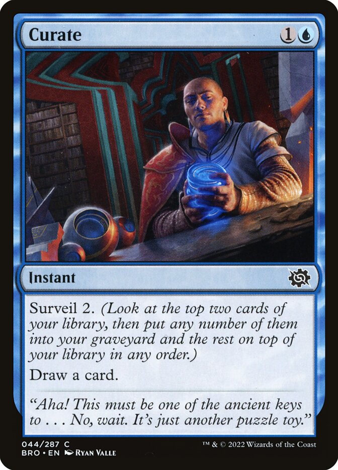 Curate, The brothers' war Card Art