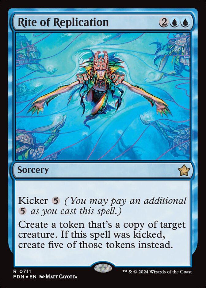 Rite of Replication, Foundations Card Art