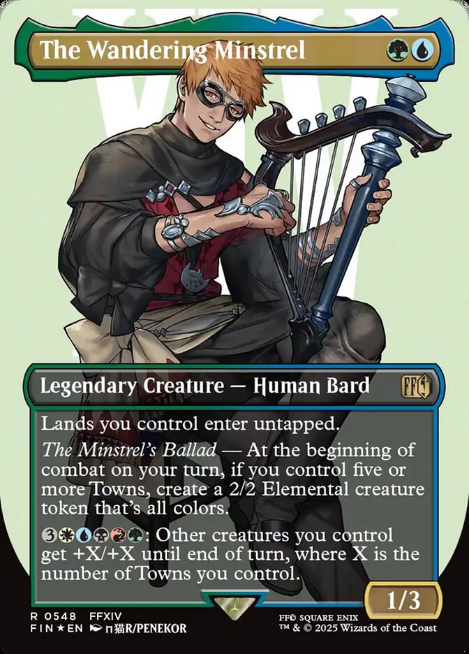 The Wandering Minstrel, Final Fantasy Card Art