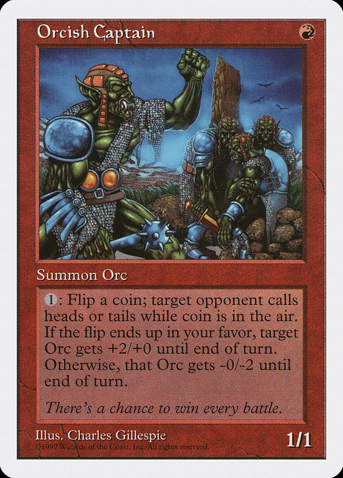 Orcish Captain, Fifth edition Card Art