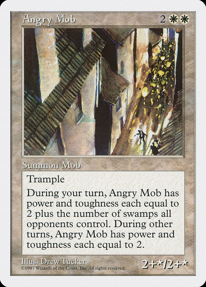 Angry Mob, Fifth Edition Card Art