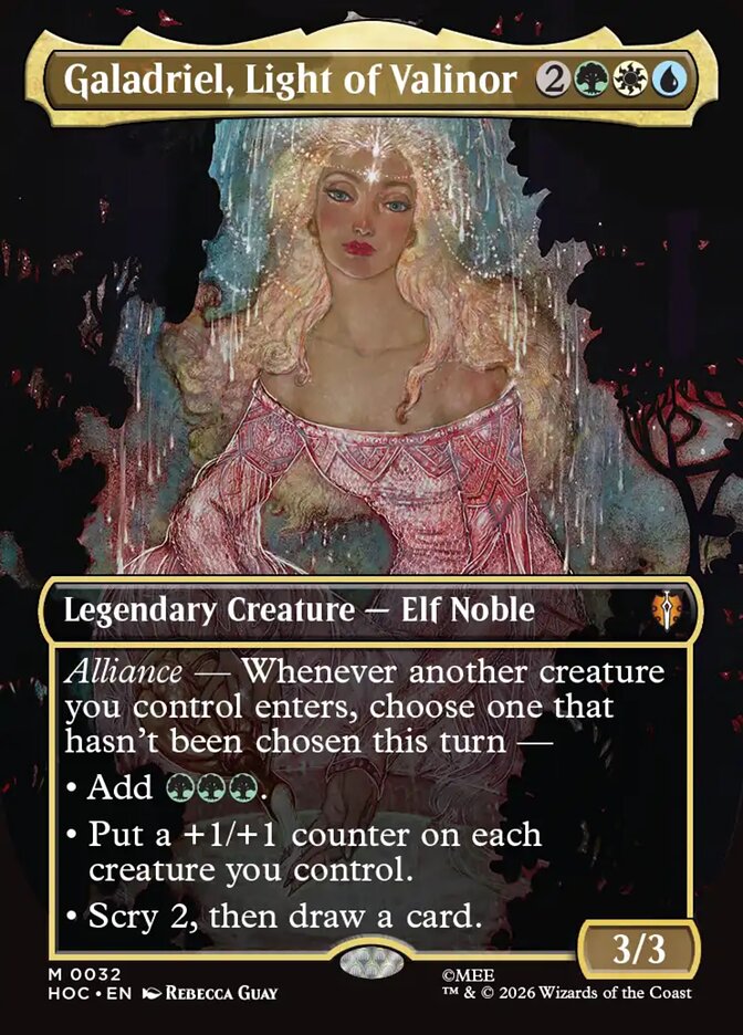 Galadriel, Light of Valinor, The Hobbit Eternal Card Art