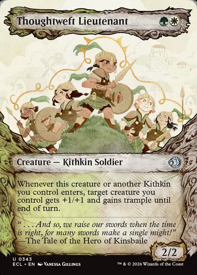 Thoughtweft Lieutenant, Lorwyn Eclipsed Card Art