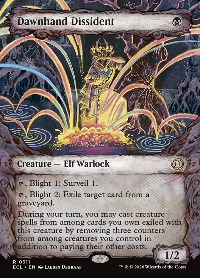 Dawnhand Dissident, Lorwyn Eclipsed Card Art