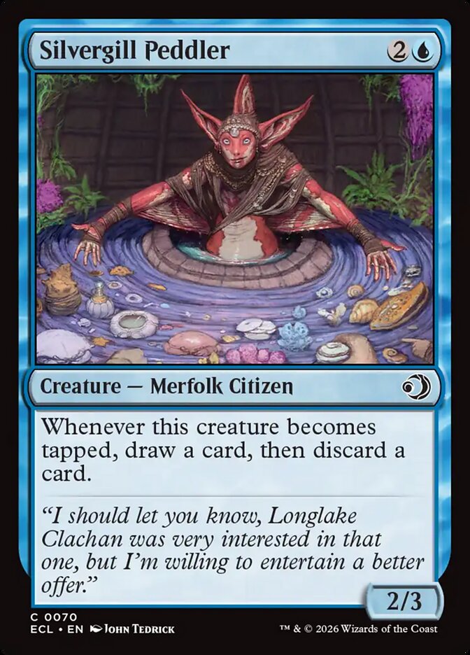 Silvergill Peddler, Lorwyn Eclipsed Card Art