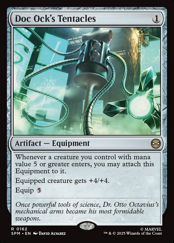 Doc Ock's Tentacles, Marvel'S Spider-Man Card Art