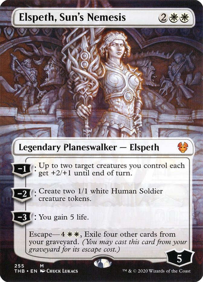 Elspeth, Sun's Nemesis, Theros beyond death Card Art