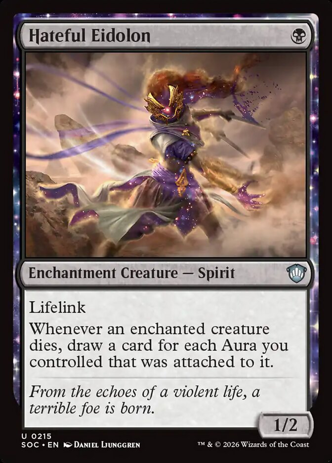 Hateful Eidolon, Secrets Of Strixhaven Commander Card Art