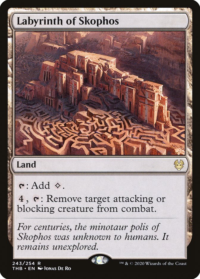 Labyrinth of Skophos, Theros beyond death Card Art