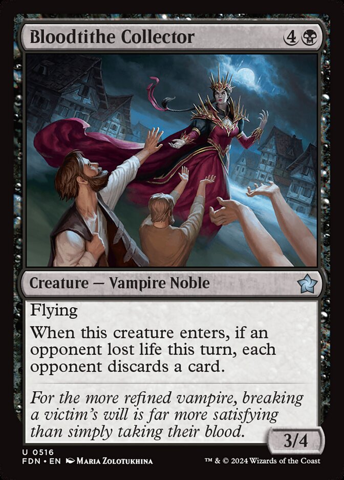 Bloodtithe Collector, Foundations Card Art