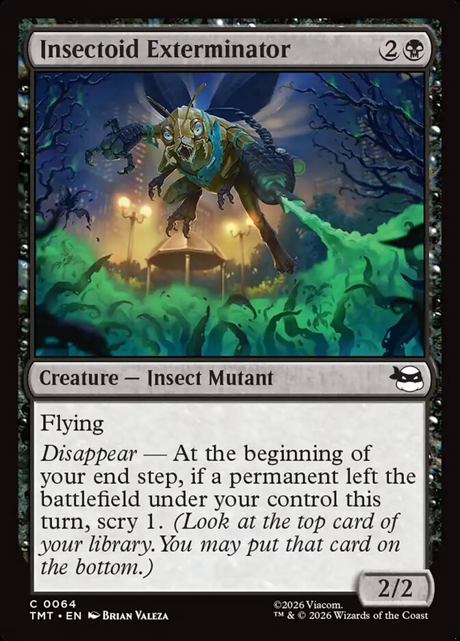 Insectoid Exterminator, Teenage Mutant Ninja Turtles Card Art