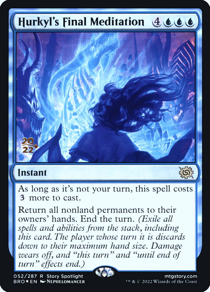 Hurkyl's Final Meditation, The brothers' war promos Card Art
