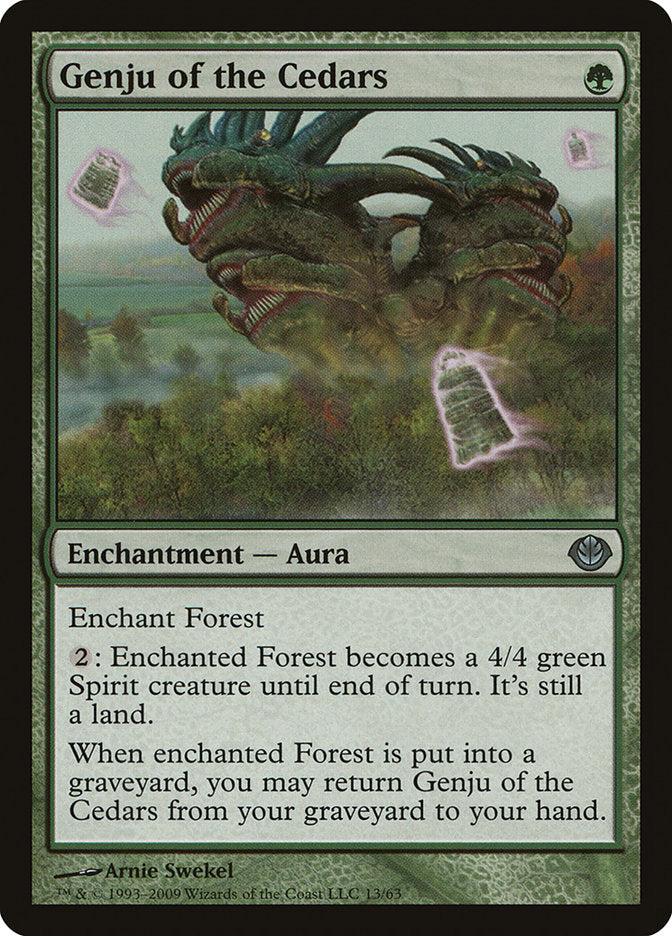 Genju of the Cedars, Duel Decks: Garruk Vs. Liliana Card Art