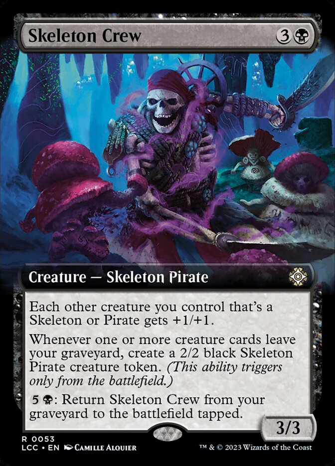 Skeleton Crew, The Lost Caverns Of Ixalan Commander Card Art