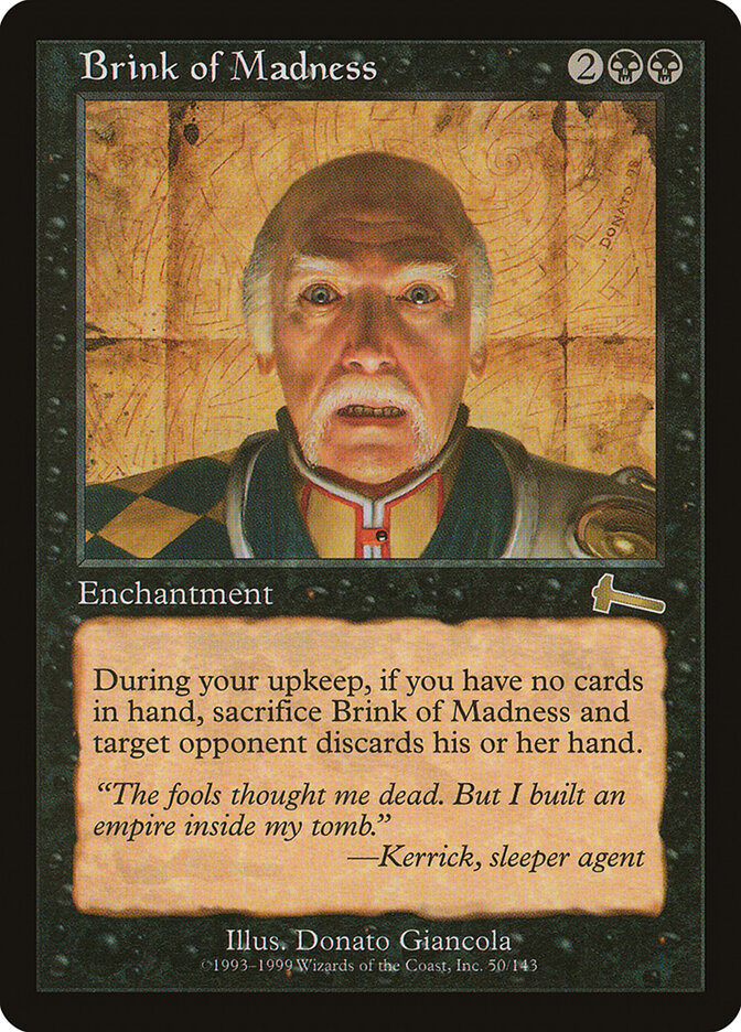 Brink of Madness, Urza'S Legacy Card Art