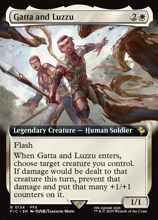 Gatta and Luzzu, Final Fantasy Commander Card Art