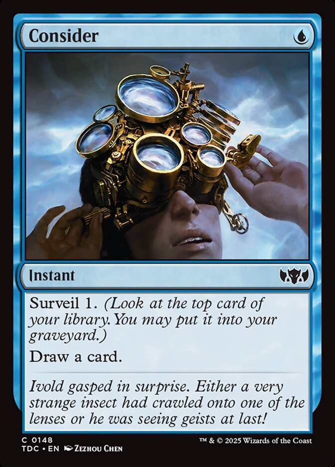 Consider, Tarkir: Dragonstorm Commander Card Art