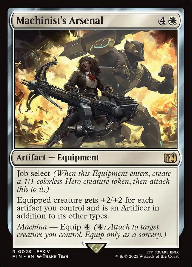 Machinist's Arsenal, Final fantasy Card Art
