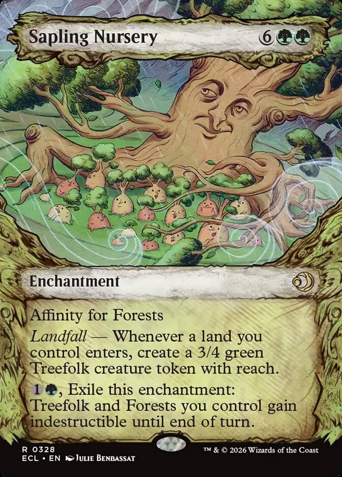 Sapling Nursery, Lorwyn Eclipsed Card Art