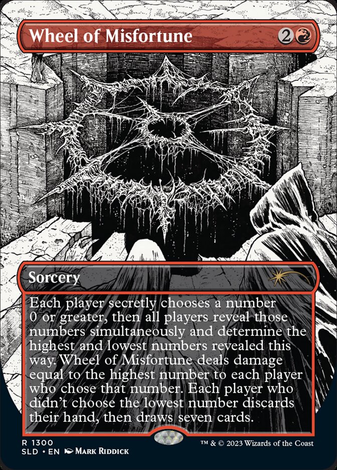 Wheel of Misfortune, Secret lair drop Card Art