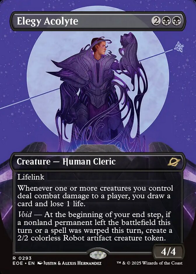 Elegy Acolyte, Edge Of Eternities Card Art
