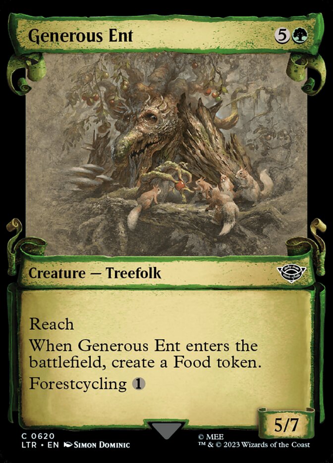 Generous Ent, The Lord Of The Rings: Tales Of Middle-Earth Card Art