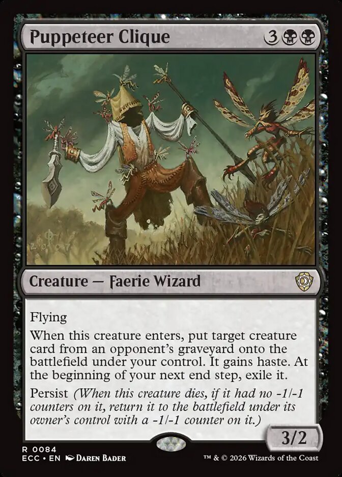 Puppeteer Clique, Lorwyn Eclipsed Commander Card Art