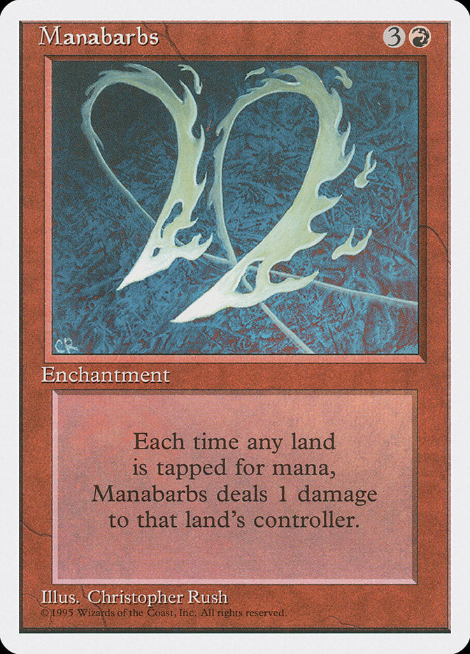 Manabarbs, Fourth Edition Card Art