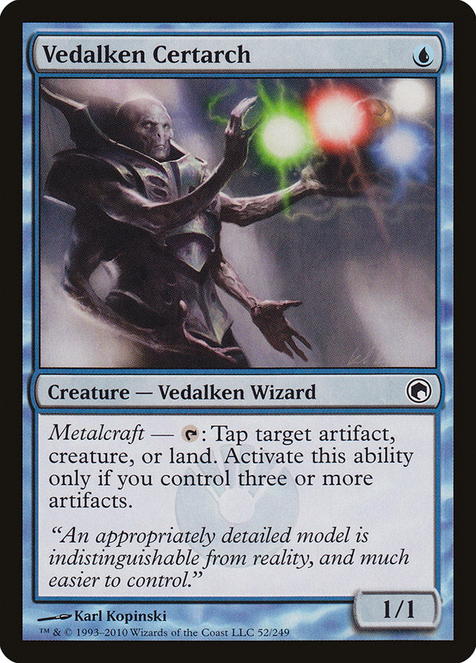 Vedalken Certarch, Scars Of Mirrodin Card Art