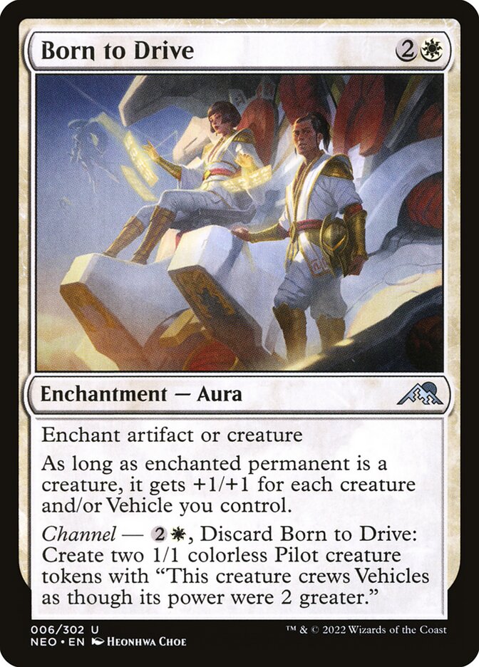 Born to Drive, Kamigawa: neon dynasty Card Art