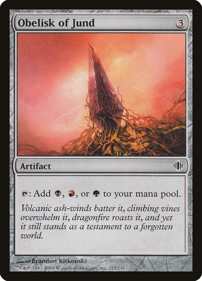 Obelisk of Jund, Shards of alara Card Art