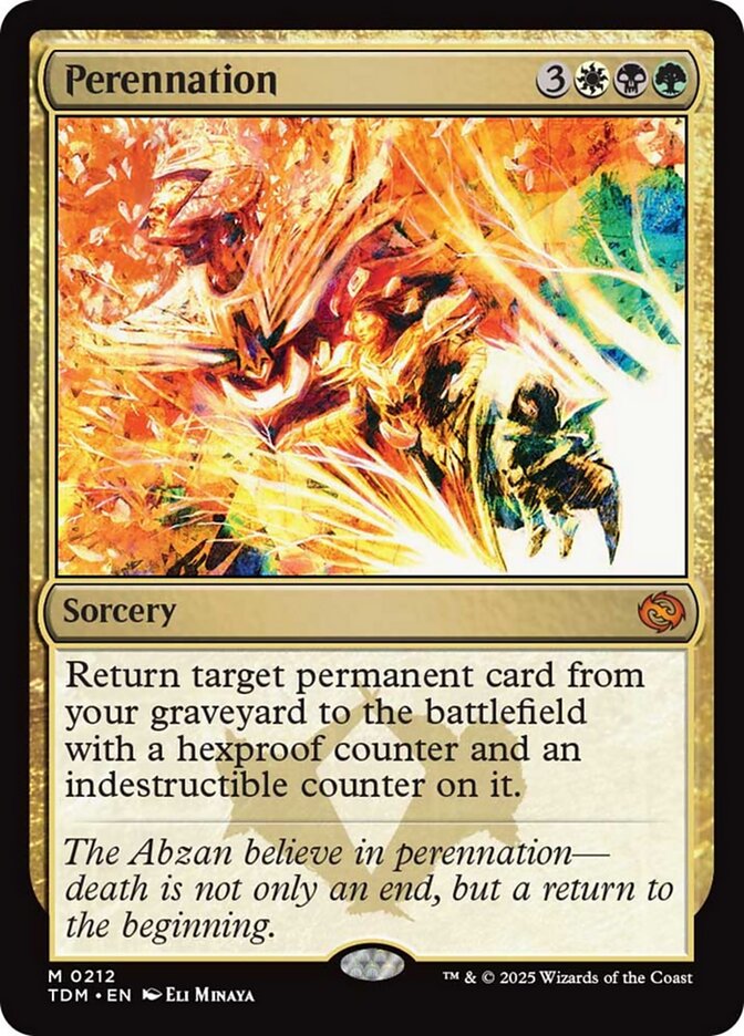 Perennation, Tarkir: dragonstorm Card Art