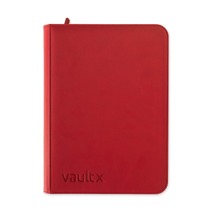 VaultX - 9-Pocket - Exo-Tec Zip Binder - Fire Red