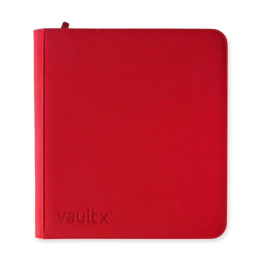 VaultX - 12-Pocket - Exo-Tec Zip Binder XL - Fire Red