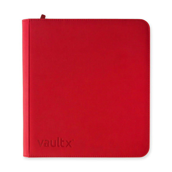 VaultX - 12-Pocket - Exo-Tec Zip Binder XL - Fire Red