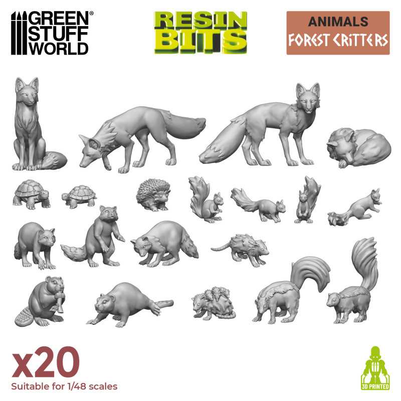 Green Stuff World - 20 Forest Critters