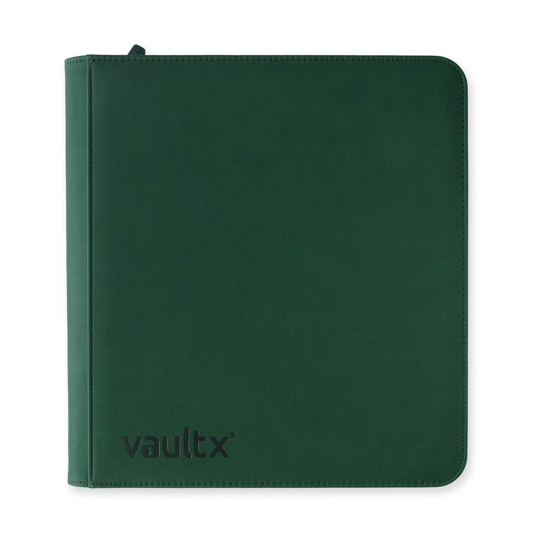 VaultX - 12-Pocket - Exo-Tec Zip Binder - Forest Green