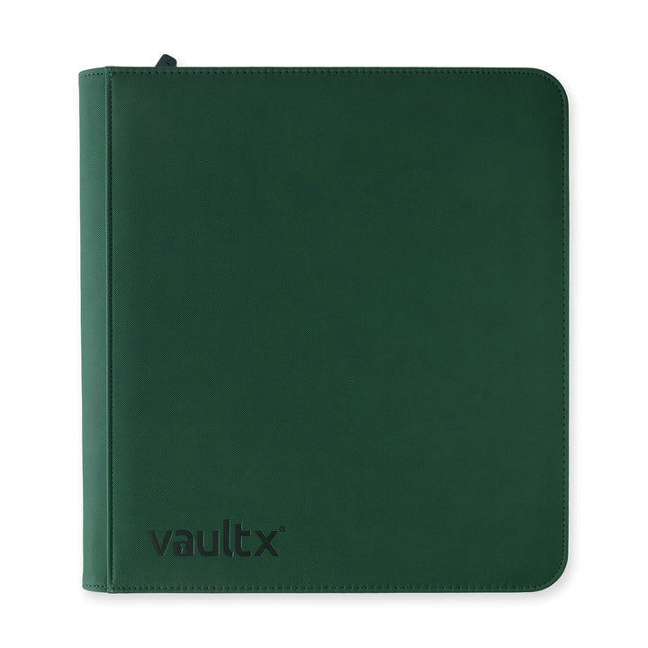 VaultX - 12-Pocket - Exo-Tec Zip Binder - Forest Green