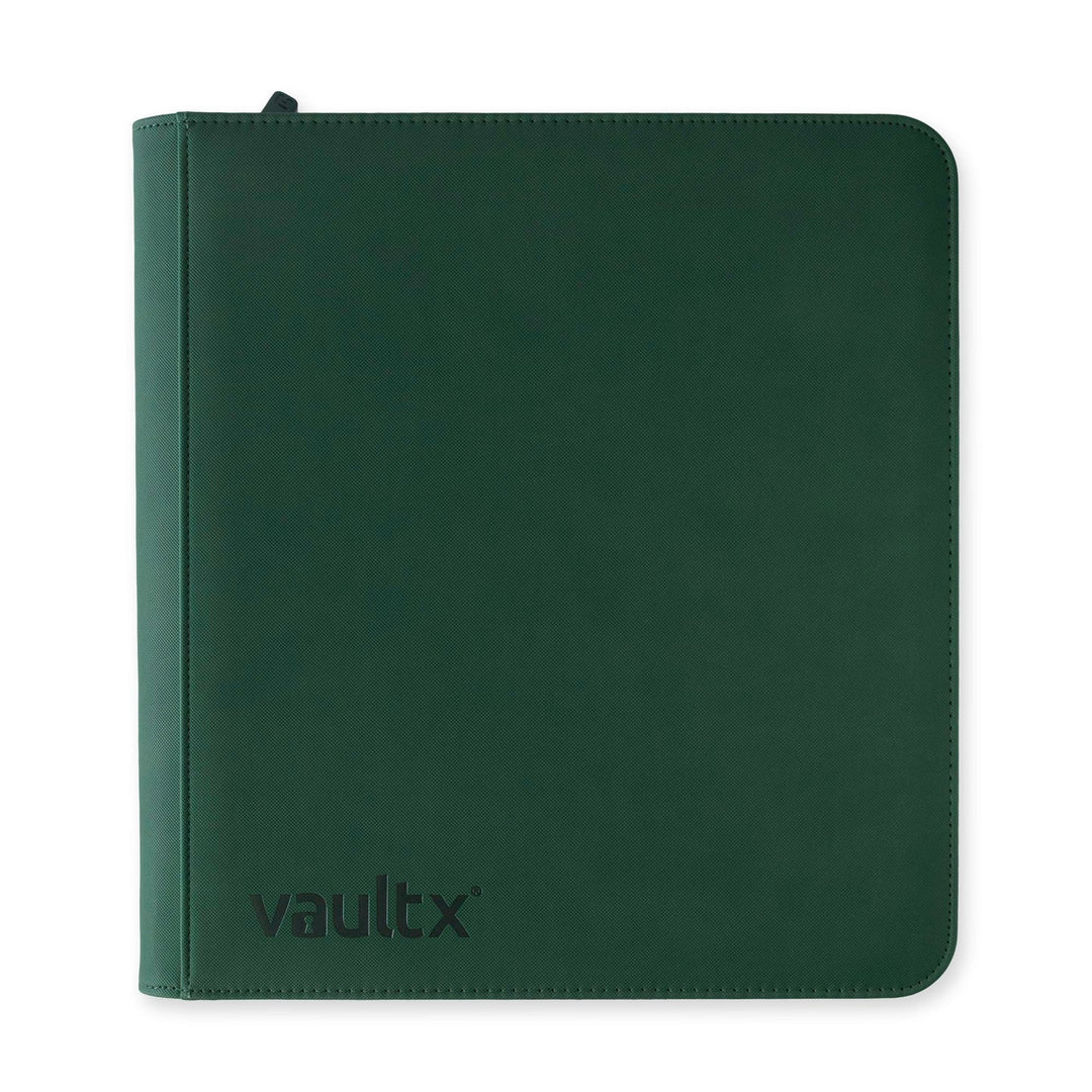 VaultX - 12-Pocket - Exo-Tec Zip Binder XL - Forest Green