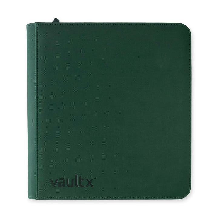 VaultX - 12-Pocket - Exo-Tec Zip Binder XL - Forest Green