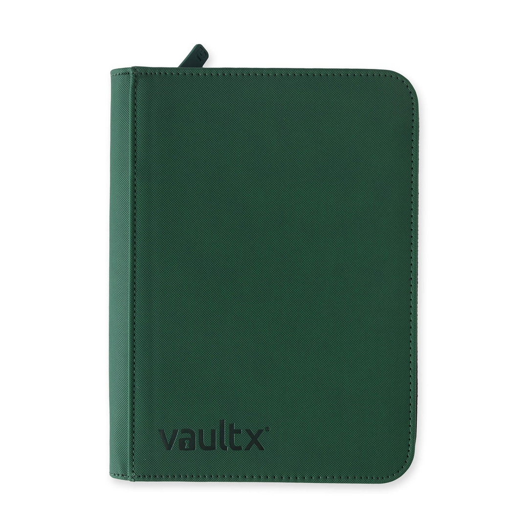 VaultX - 4-Pocket - Exo-Tec Zip Binder - Forest Green