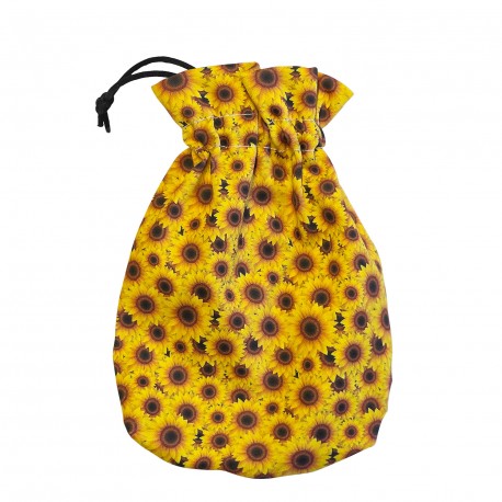 Q Workshop - Dice Bag - Full Art: Sunflower